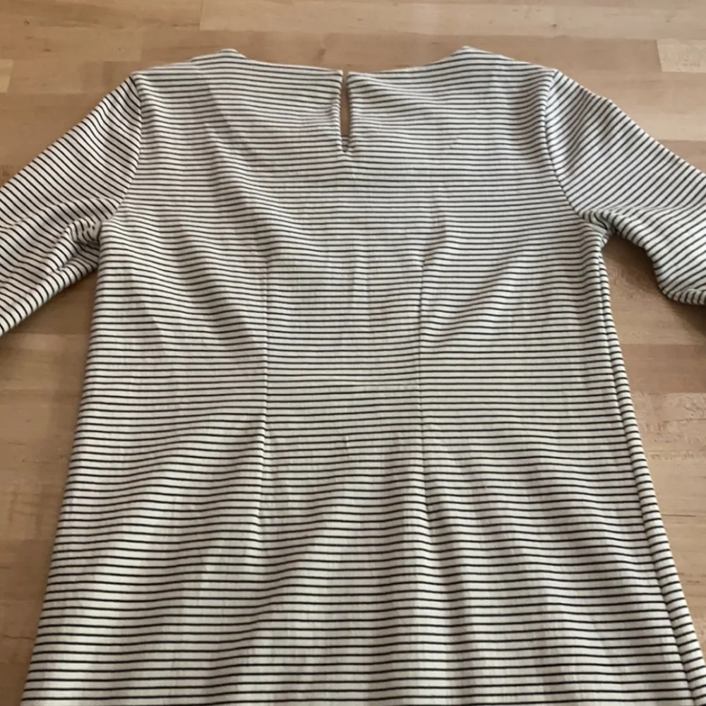 J. Crew Stripe Ruffle Bell Sleeve Mini Dress